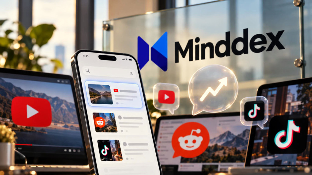 YouTube, Reddit et TikTok : le suivi de positions ne mesure pas la visibilité sociale dans l’IA, selon Minddex YouTube, Reddit et TikTok : le suivi de positions ne mesure pas la visibilité sociale dans l’IA, selon Minddex
